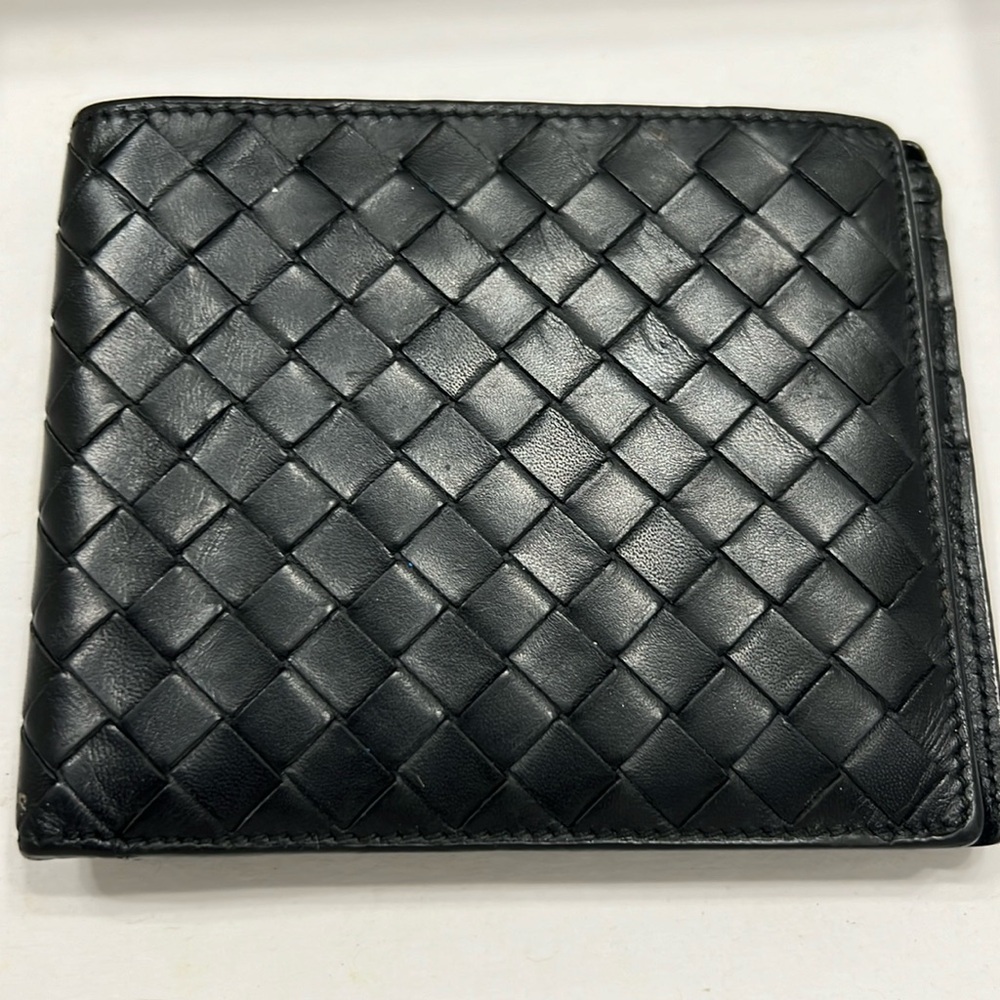 Bottega Veneta black wallet